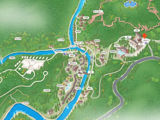 沈丘结合景区手绘地图智慧导览和720全景技术，可以让景区更加“动”起来，为游客提供更加身临其境的导览体验。
